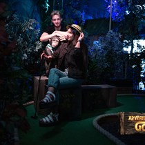 Interaktyvi mini golfo pramoga šeimai