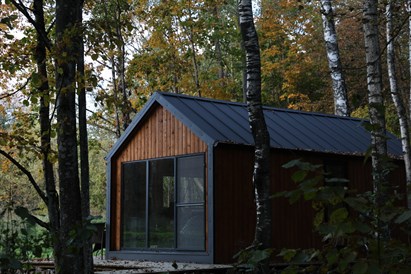 Nakvynė privačiame miško namelyje dviem