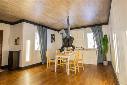 Apsilankymas apverstame name Druskininkuose