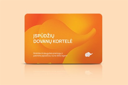 Įspūdžių dovanų kortelė | GERA DOVANA