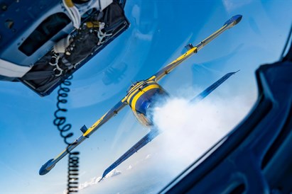 Įspūdingas skrydis reaktyviniu lėktuvu