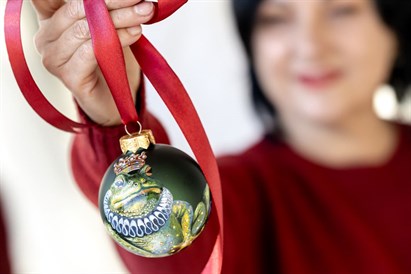 Kalėdų eglutės žaisliuko kūrybinės dirbtuvės