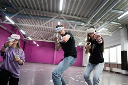 Pramogos Virtualios realybės arenoje