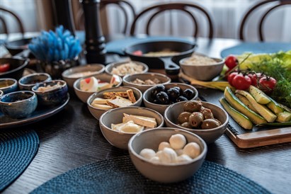 Pusryčiai restorane „Bleu de Frenkel“ dviem