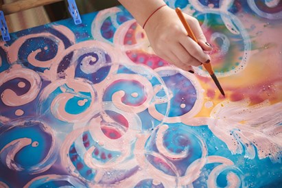 Tapyba akvarele dviems