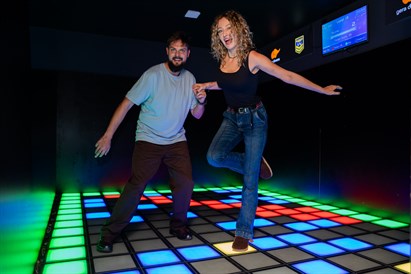 Žaidimas „Lavos grindys“ + „Laser TAG“
