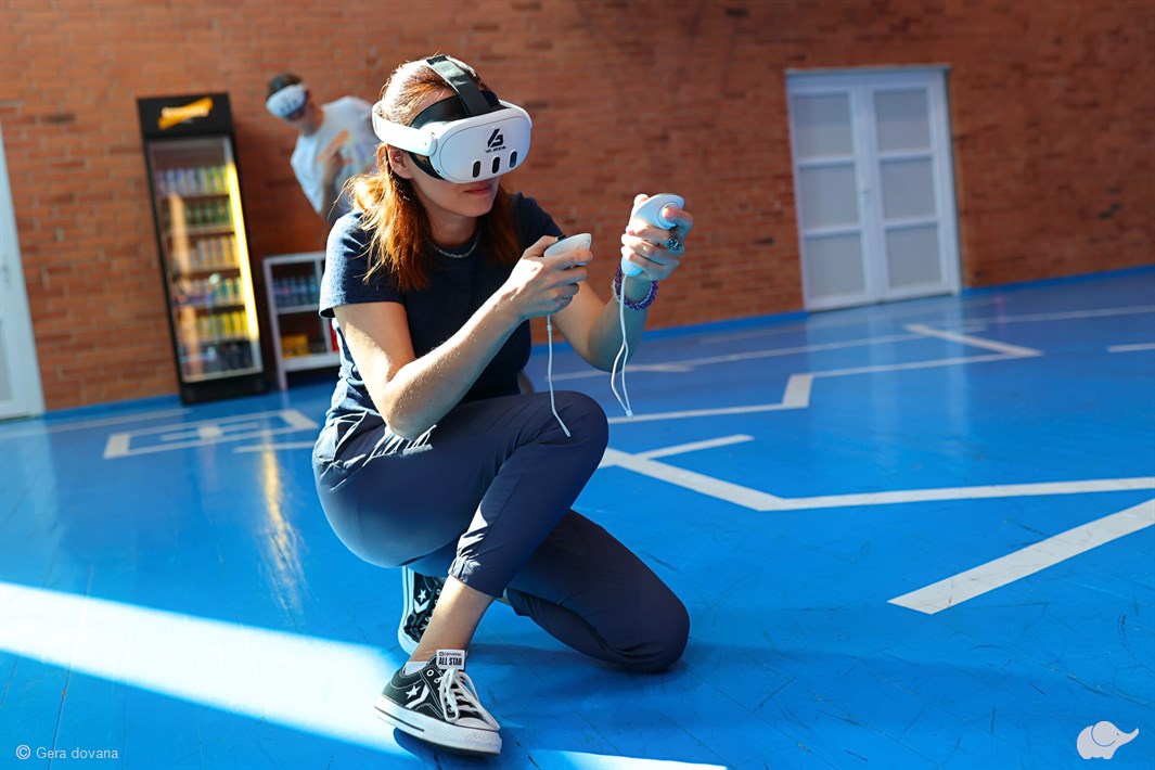 Pramogos Virtualios realybės arenoje