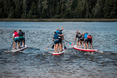 „Surf Farm“ turas didele irklente grupei