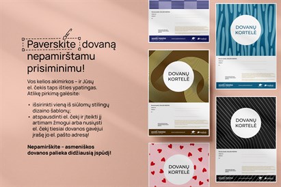 Dovanų kortelė | SAULĖS MIESTAS