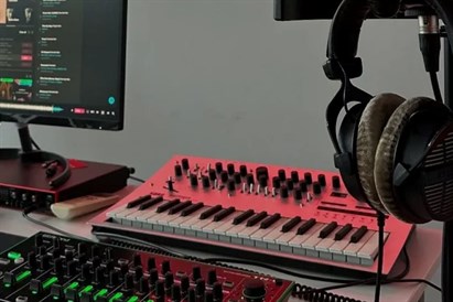 DJ sesijos filmavimas studijoje ATIK ESUP