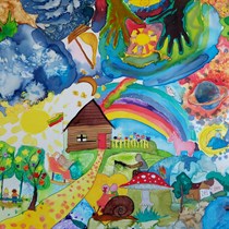 Tapyba ant šilko dviem