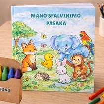 Spalvinimo knygelė „Mano pasaka“