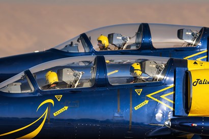 Įspūdingas skrydis reaktyviniu lėktuvu