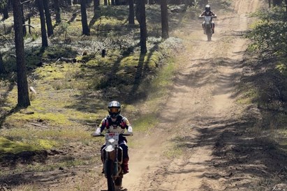 Enduro turas miškais
