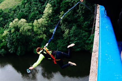 Tandeminis šuolis su virve Alytuje