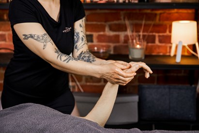 Prabangus „Gintarinis“ masažų rinkinys