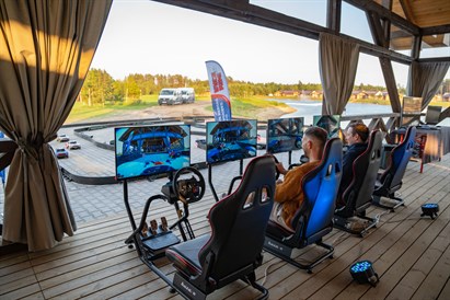 „MiniRace“ lenktynės su simuliatoriumi