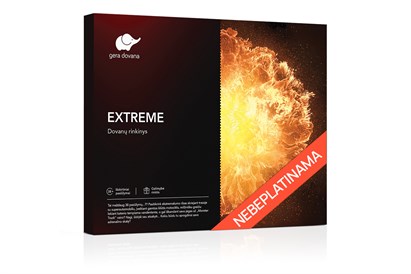 [Fizinis produktas] Dovanų rinkinys EXTREME