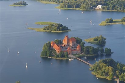 Apžvalginis skrydis lėktuvu virš Trakų