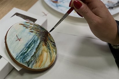 Tapybos ant meduolio kūrybinės dirbtuvės