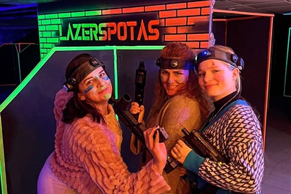 Žaidimas lazeriniais ginklais Marijampolėje